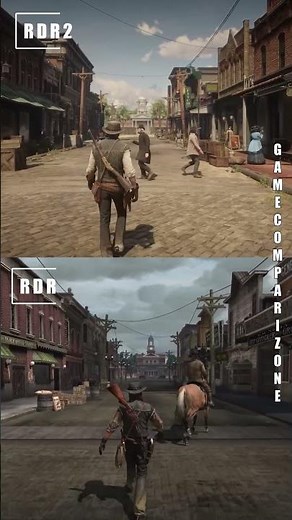 Even time flies in video games - RDR2 vs RDR 1 map changes comparison