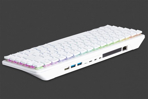 Raspberry Pi 500  is full-fledged computer in mechanical keyboard with swappable keycaps, RGB lighting - Yanko Design