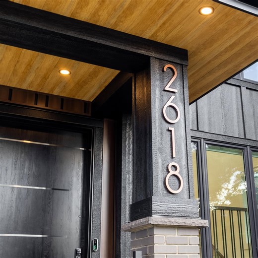 Large Copper House Numbers: 10 Inch Metal Floating Address Numbers - Etsy Australia