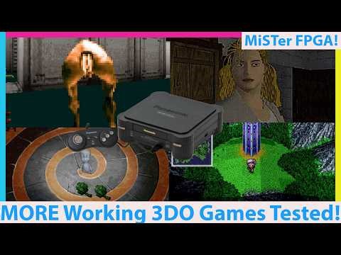 MiSTer FPGA 3DO Core Updates! EVEN MORE Working Games