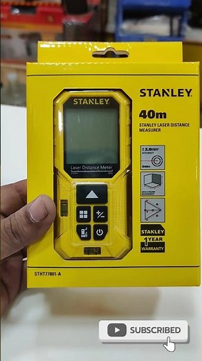 STANLEY 40M Laser Distance Meter 🔥 Demo & Accuracy Test | #Stanley #LaserMeter #Tools