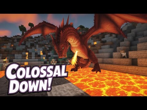 Defeating The Colossal Dragon in Minefury