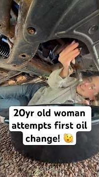 How’d I do? First oil change on my Hyundai and second ever! #oilchange #automobile #mechanic #goat