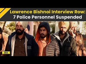 Lawrence Bishnoi Interview Row: 7 Cops Suspended By Punjab Police For Taking Bishnoi's Interview