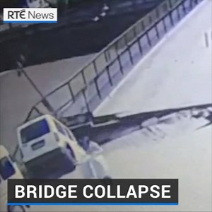 48K views · 209 reactions | Two pedestrians escaped with minor injuries despite falling into a river when the bridge they were crossing in Terme, Turkey collapsed after heavy rains. | Read more: https://bit.ly/2U8jXGp | RTÉ News | Facebook