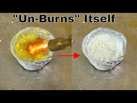 How Does Zinc Oxide "Un-Burn" Itself?