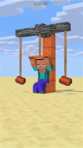 Help Herobrine To Power Up And Pich Heavy Rock 💀 #minecraft #shorts #viralshort