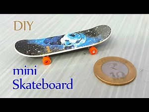 How to make a mini Skateboard | amazing idea | Mera Diy