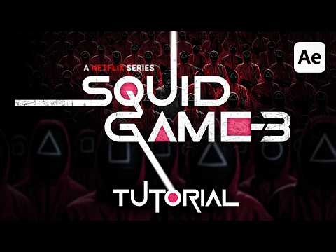 Squid Game Intro Title Animation by  Blending Visuals