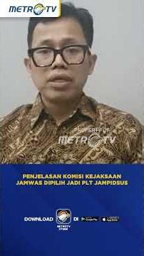 Alasan Rudi Margono Dipilih Jadi Plt Jampidsus #shorts