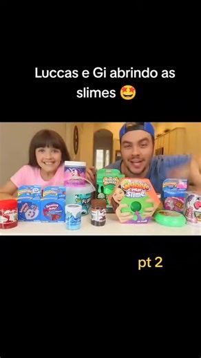 Abrindo Slimes com Luccas Neto