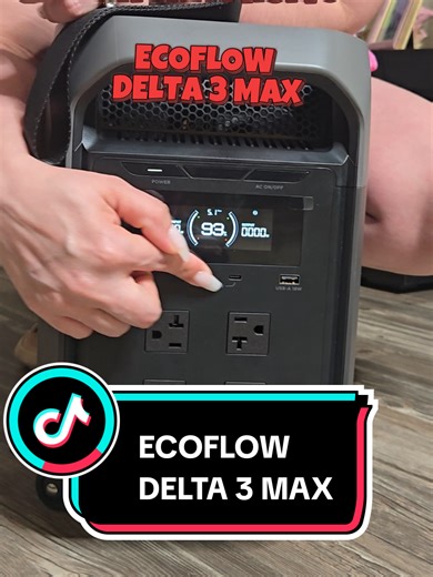 OFICIAL [Nueva llegada] ECOFLOW DELTA 3 Estación de energía máxima, batería LiFePO4 de 2048 Wh, generador solar (panel solar opcional), salida X-Boost de 3400 W, carga ultrarrápida del 0 al 80 % en 1,13 h, respaldo para el hogar y camping en autocaravana. #ECOFLOW #PowerStation #PowerGenerator #Battery #delta3max