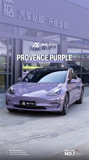 💜⚡ Provence Purple x Tesla Model 3 — Voltage with Vibes ⚡💜 Turn your commute into a runway — this Tesla Model 3 wrapped in Provence Purple by AX Film Malaysia is pure mood. Sleek, futuristic, and deliciously bold, it shimmers between calm lavender and electric purple depending on the light — total main character energy. 🌇✨ Quietly powerful on the road, loud in looks — because being eco-friendly doesn’t mean blending in. Ready to stand out at traffic lights and car meets alike? 🚦🚘 Slide into