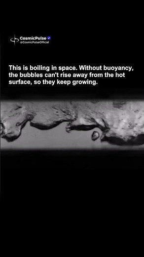 Boiling Looks Completely Different in Space