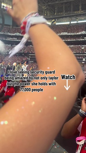 Security Guard Amazed by Taylor Swift at The Eras Tour