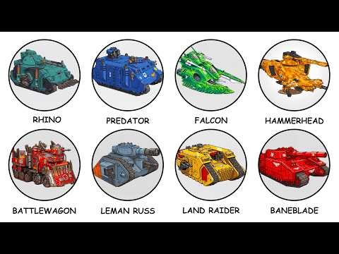 Every Warhammer 40K Tank Explained