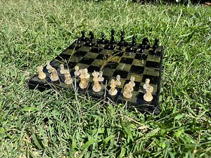 Customizable Resin Chess Set: Handmade Epoxy Board & Pieces - Etsy