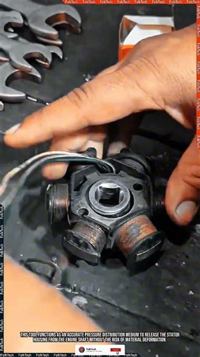 Socket Spacer: Remove Motorcycle Stators with Precise and Safe Pressure #tool #tools #innovation