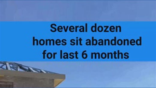 Construction halt leaves dozens of homes abandoned in Georgetown development