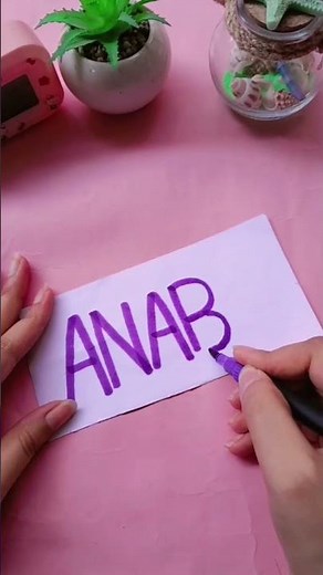 DIY Beautiful Name Tag Idea 😍✨️ #name #shorts