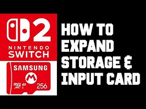 Nintendo Switch 2 How To Insert MicroSD Express Card & Expand System Memory Complete Guide