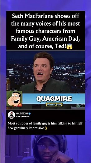 Seth MacFarlane shows off the many voices of his most famous characters