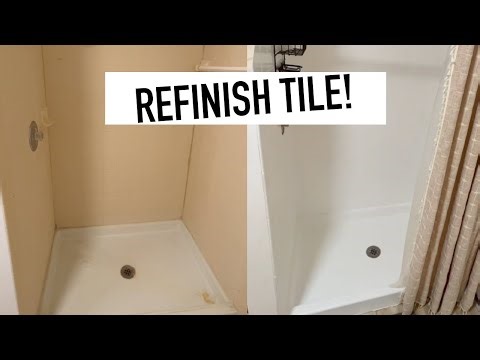 Transform a Shower on a Budget with Rustoleum Tub and Tile Refinishing Kit