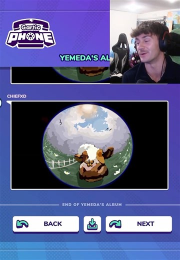 INSANE FISHEYE PERSPECTIVE DRAWING in Gartic phone #art #shorts #fyp #gaming #drawing #twitch