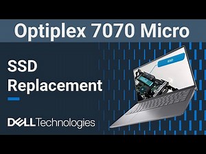 Dell Optiplex 7070 Micro | How to replace the solid state drive ( SSD )