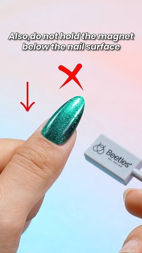 Beetles Gel Polish | Tutorial on how to apply and activate cat eye effect correctly😀 ✨Using Beetles Urban Elegance 20 Colors Gel Polish Set #beetlesgelpolish... | Instagram