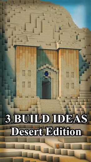 3 Build Ideas for YOUR Minecraft World - Desert Edition
