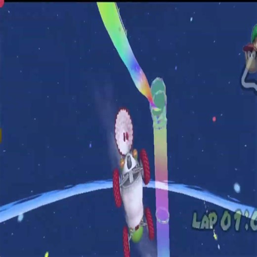 Great timing for the blue shell - Mario Kart Double Dash