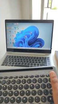 How to pair amazonbasics bluetooth keyboard mouse with laptop or computer #tech #laptop #keyboard