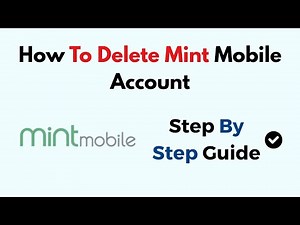 How To Delete Mint Mobile Account