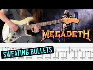 "Sweating Bullets" - MEGADETH | Guitar SOLO Lesson (w/TABS)