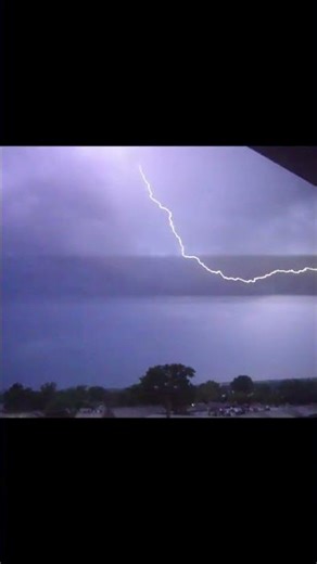 AMAZING Lightning Strike Caught On Camera!🌩⚡ #shorts