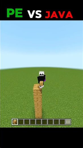 Minecraft Java VS PE🥶 #minecraft #kyrotzee