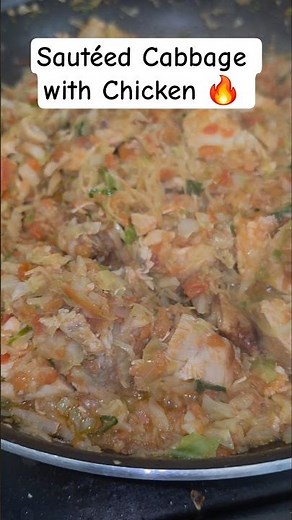 Restaurant-Style Sautéed Chicken Cabbage at Home #cooking #recipe #food