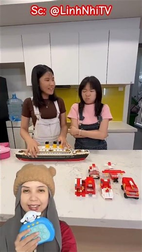 Lego little brother vs big brother, which one is cooler⁉️⁉️ LinhNhiTV