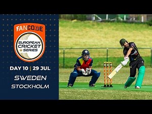 🔴 FanCode European Cricket Series Sweden, Stockholm Day 10 | Cricket Live Stream