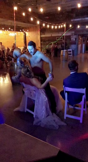 #wedding #danceoff #strip #shirtlesss #danceawesome #fyp #brideandgroom