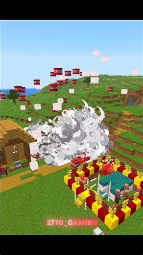 Vilegers House blast in minecraft #minecraft #shorts
