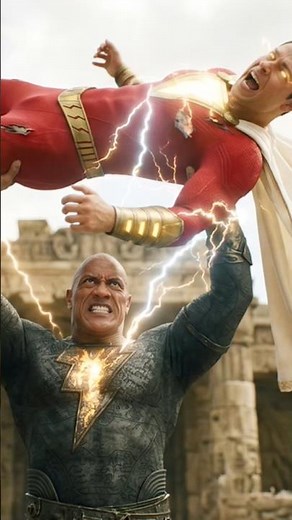 Shazam Gets His Powers Stolen by Black Adam #shorts #shazam #blackadam #dc