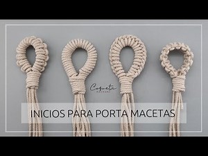4 Inicios de porta macetas SIN ARO