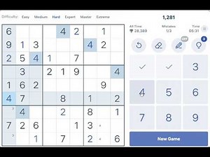 How to play Sudoku Tutorial (Beginner Level) and solve an actual puzzle