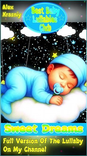 Baby Sleep Music ✨ Instrumental Lullaby For Peaceful Nights 🌙 Relaxing Bedtime Melody