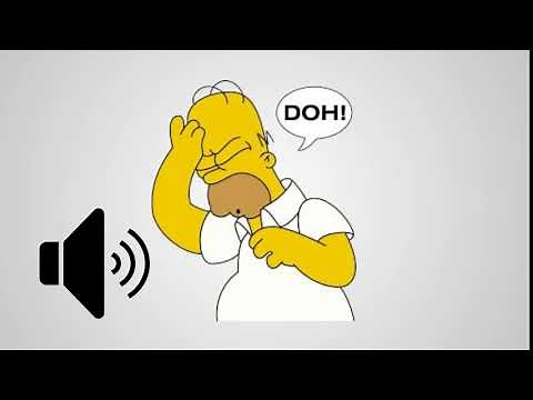The Simpsons Homer "DOH" Sound Effect - - The SOund ButtOn