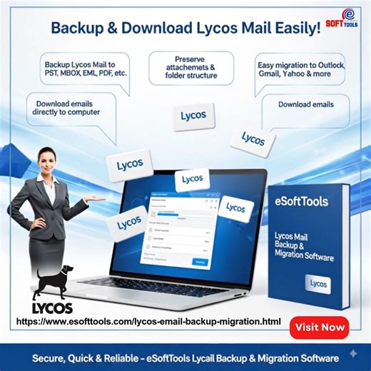 eSoftTools | 🔹 Want to backup your #LycosMail emails to your #computer securely? With eSoftTools Lycos Mail Backup & Migration Software, you can easily... | Instagram