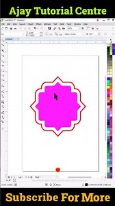 Coreldraw tutorial 11 | Victor Shape Design in Coreldraw #coreldrawtutorial #shortvideo