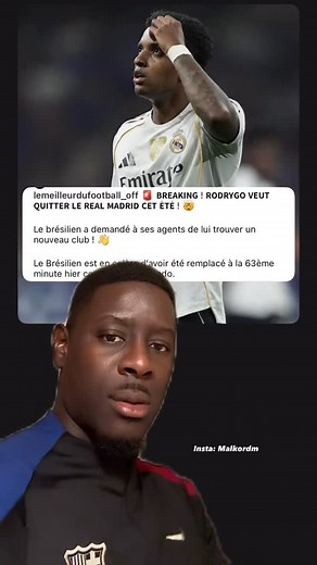 2.6K views · 999 reactions | À quoi il joue ? #realmadrid #rodrygo #vinijr #start #sub #football #laliga #club | Malko Rdm | Facebook